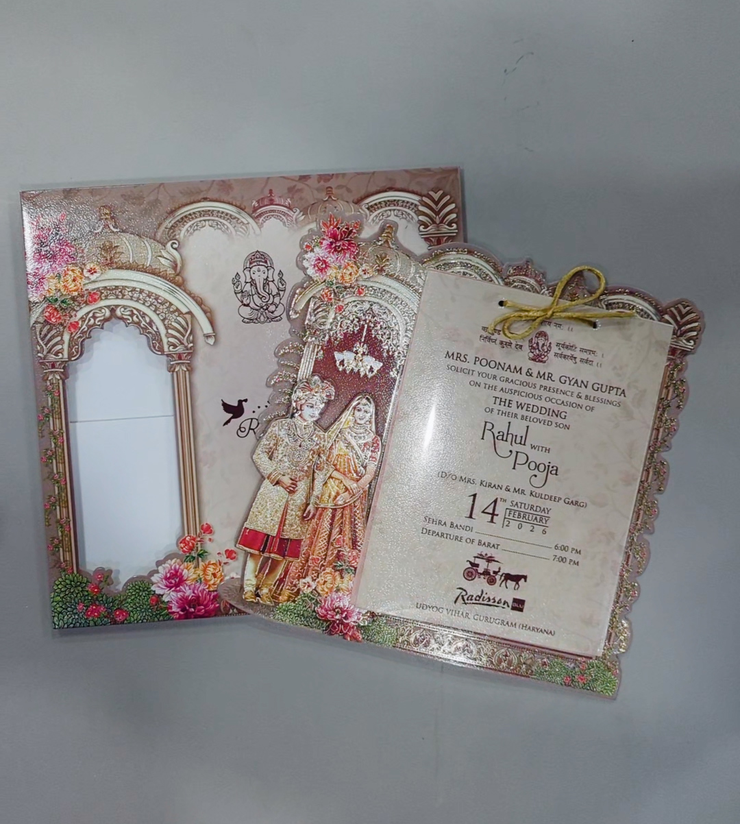 Wedding Card 3334